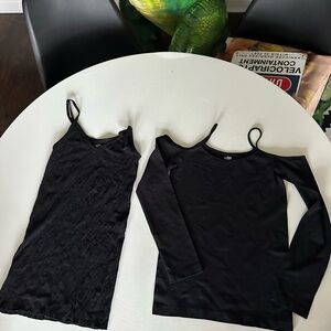New Without Tags Sugarlips 2 Black Seamless Women's Tops